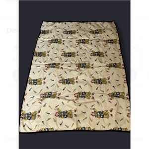 Vintage Reversible Clown Quilt – Kids Throw Blanket